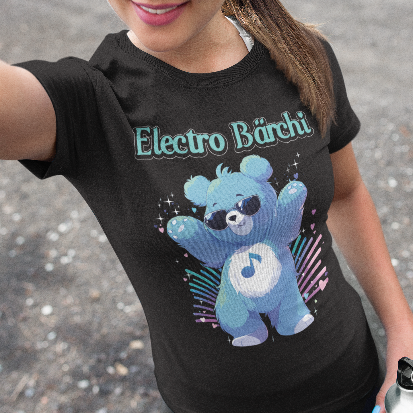Electro Bärchi - Glücksbärchi - Damenshirt