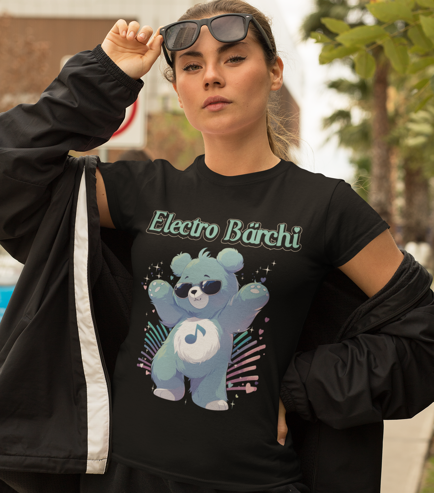 Electro Bärchi - Glücksbärchi - Damenshirt