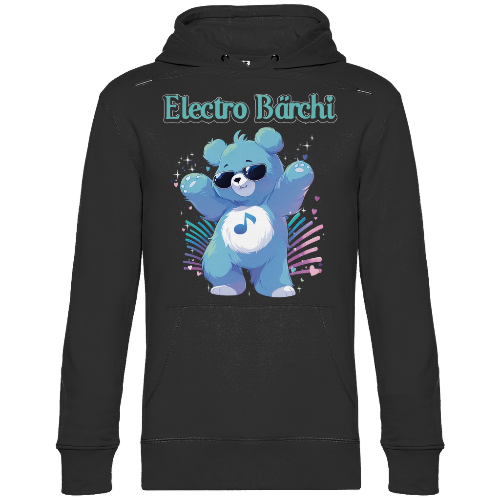 Electro Bärchi - Glücksbärchi - Unisex Hoodie in schwarz