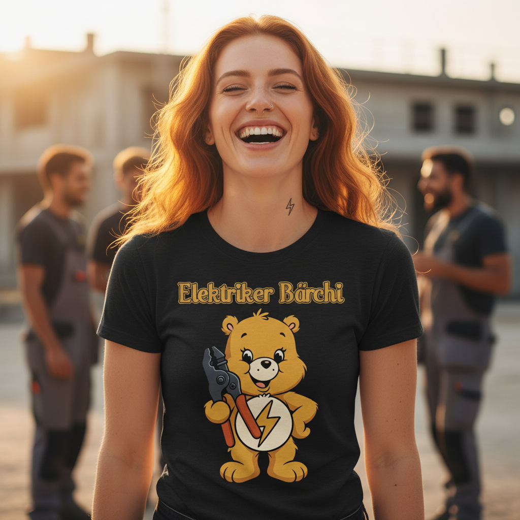 Elektriker Bärchi - Glücksbärchi - Damen Premium Bio T-Shirt