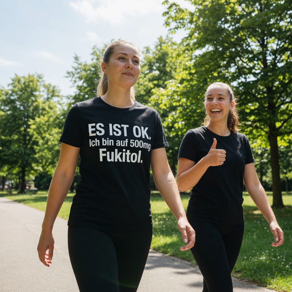 Es ist OK. Ich bin auf 500mg Fukitol - Damen Premium Bio T-Shirt