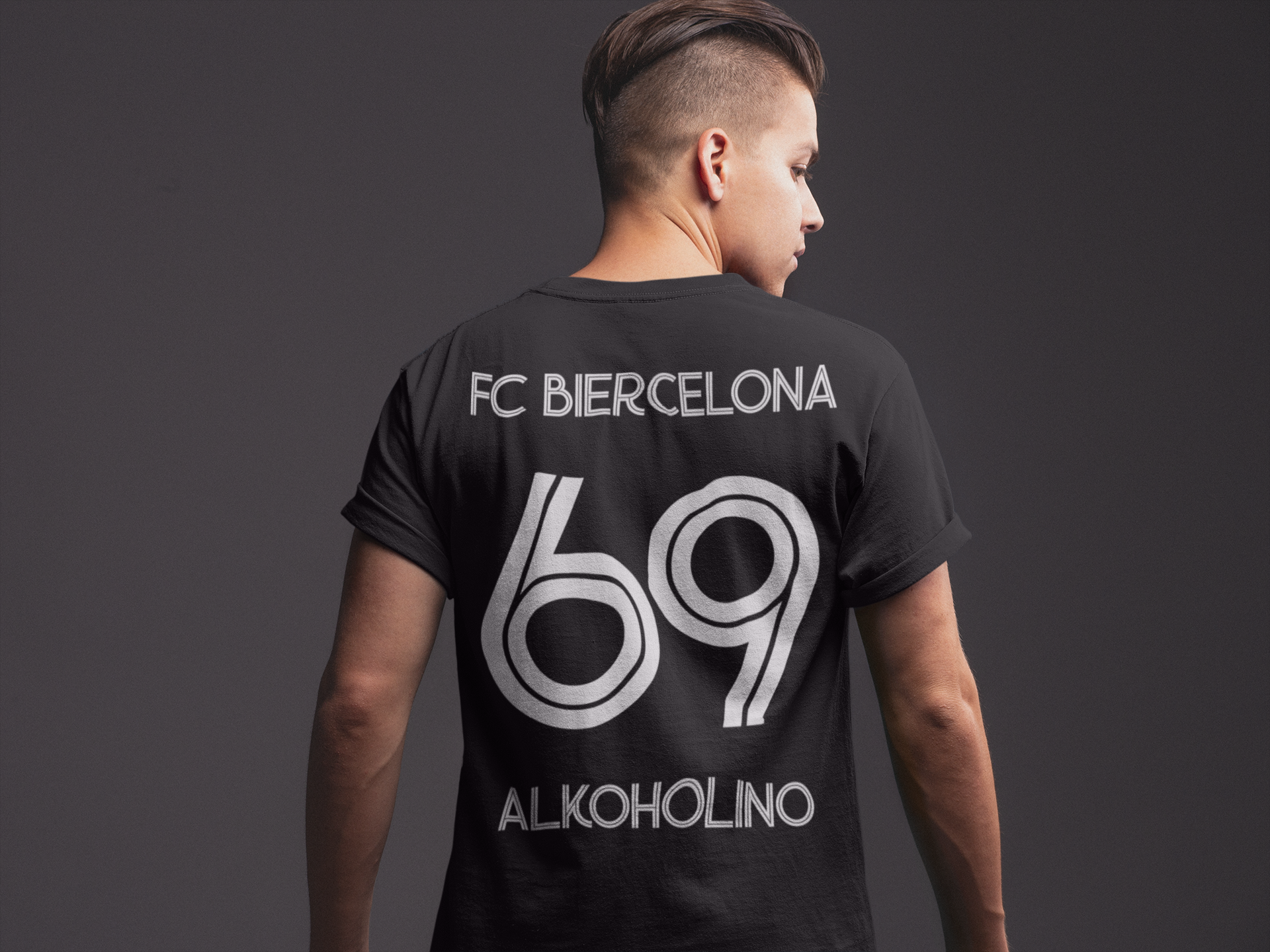 FC Biercelona Alkoholino 69 Fußball - Herren Shirt