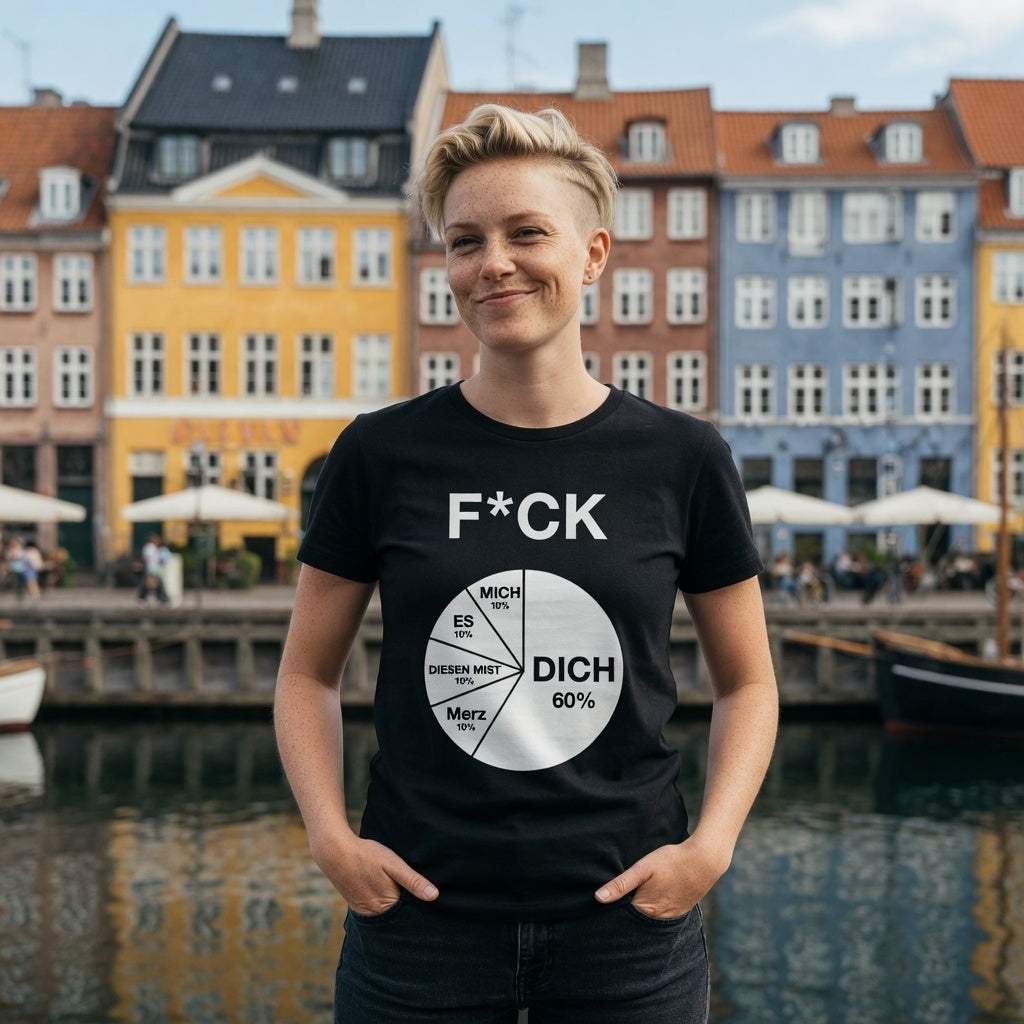 FICK DICH - Damen Premium Bio T-Shirt