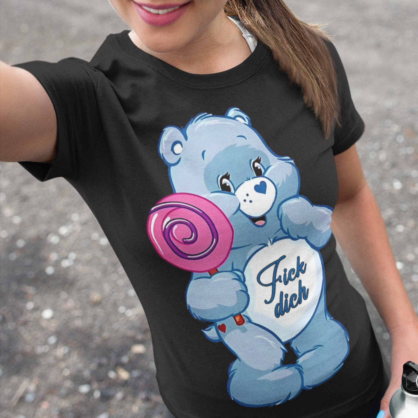Fick dich Bärchi - Glücksbärchi - Damenshirt