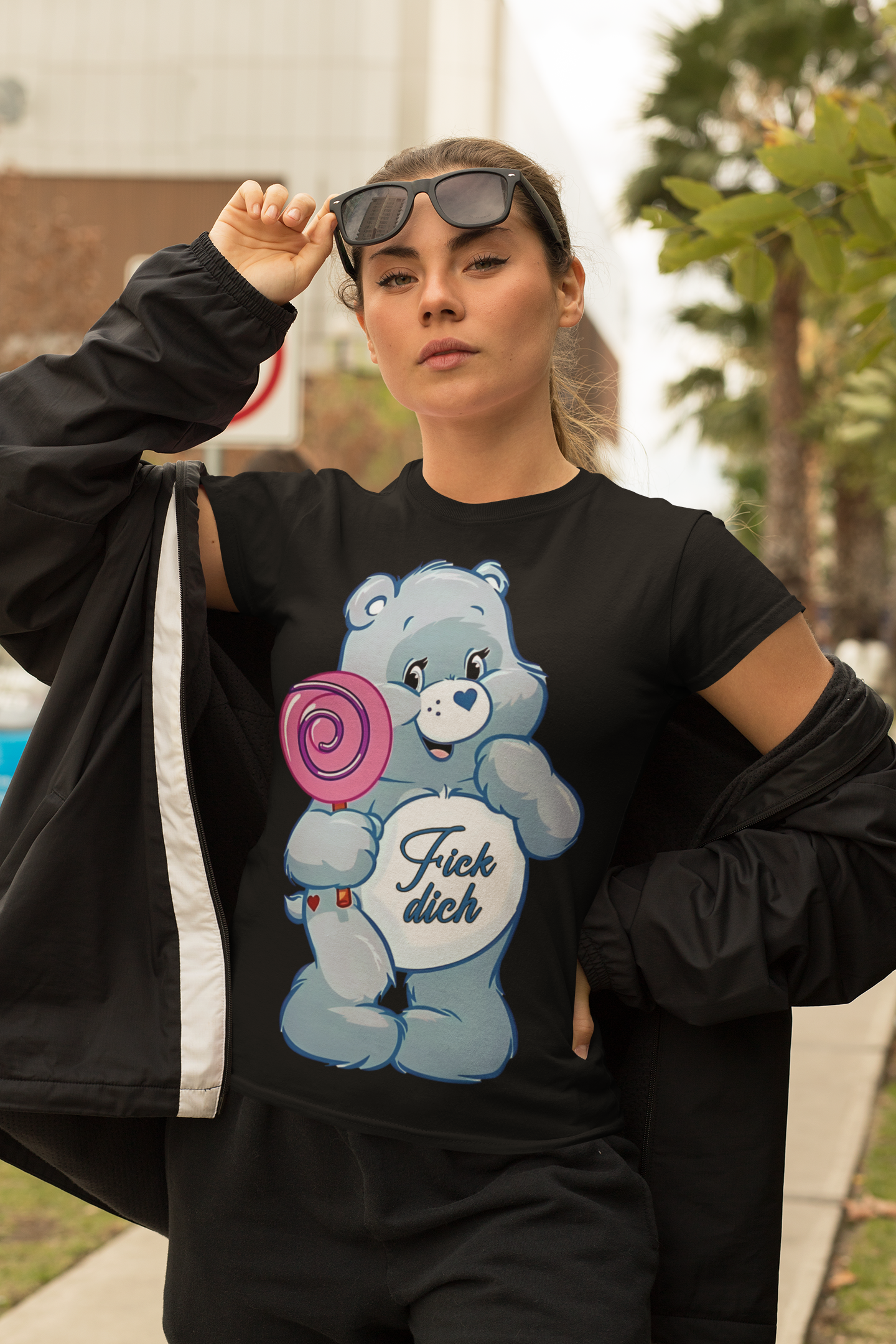 Fck dich Bärchi - Glücksbärchi - Damenshirt