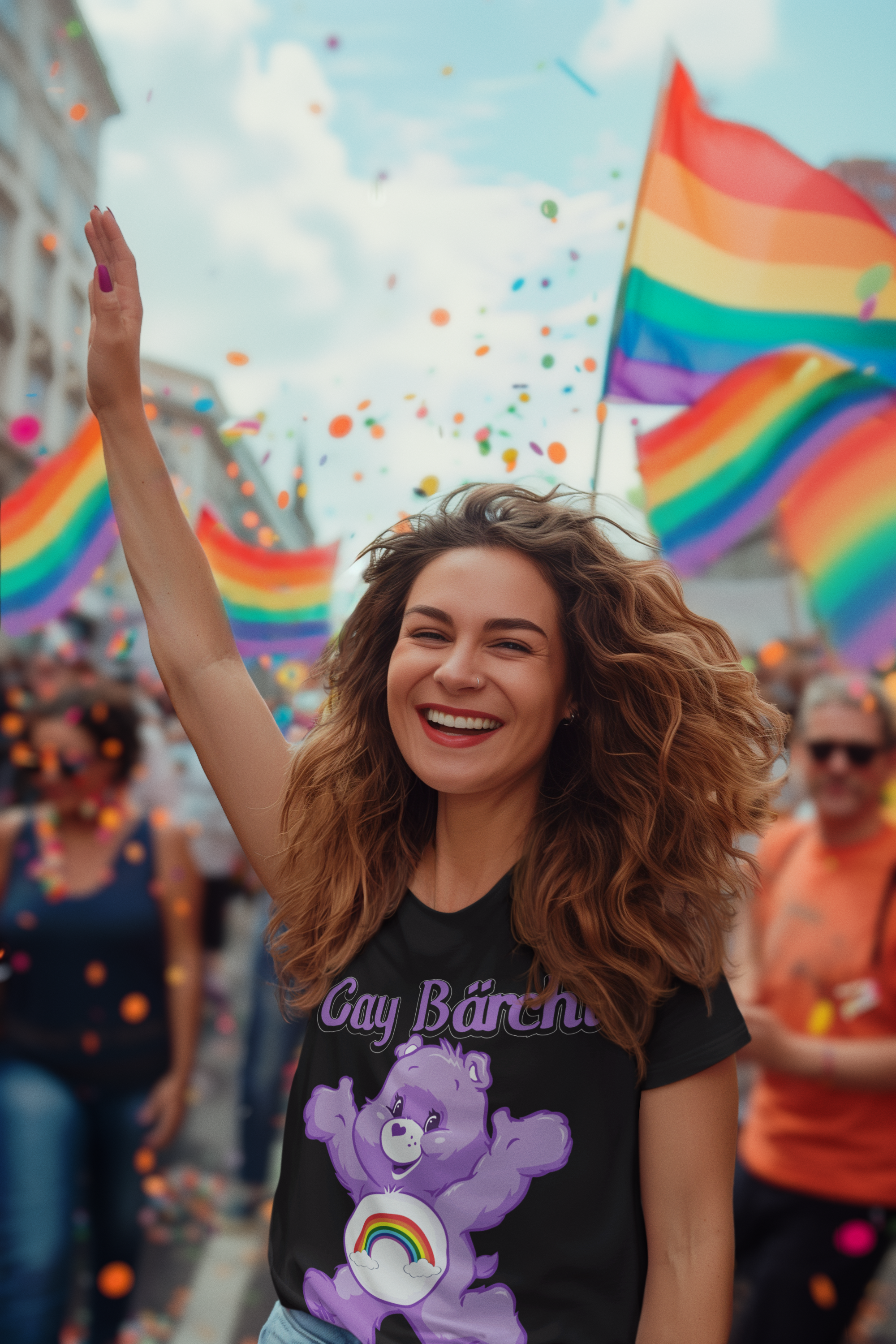 Gay Bärchi - Glücksbärchi - Damenshirt