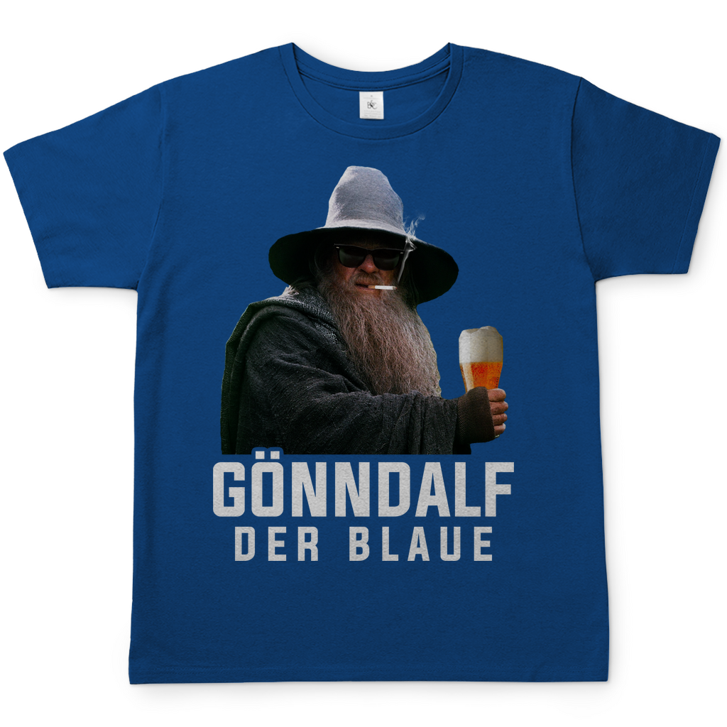 Gönndalf der Blaue Herren Shirt in Royal Blau