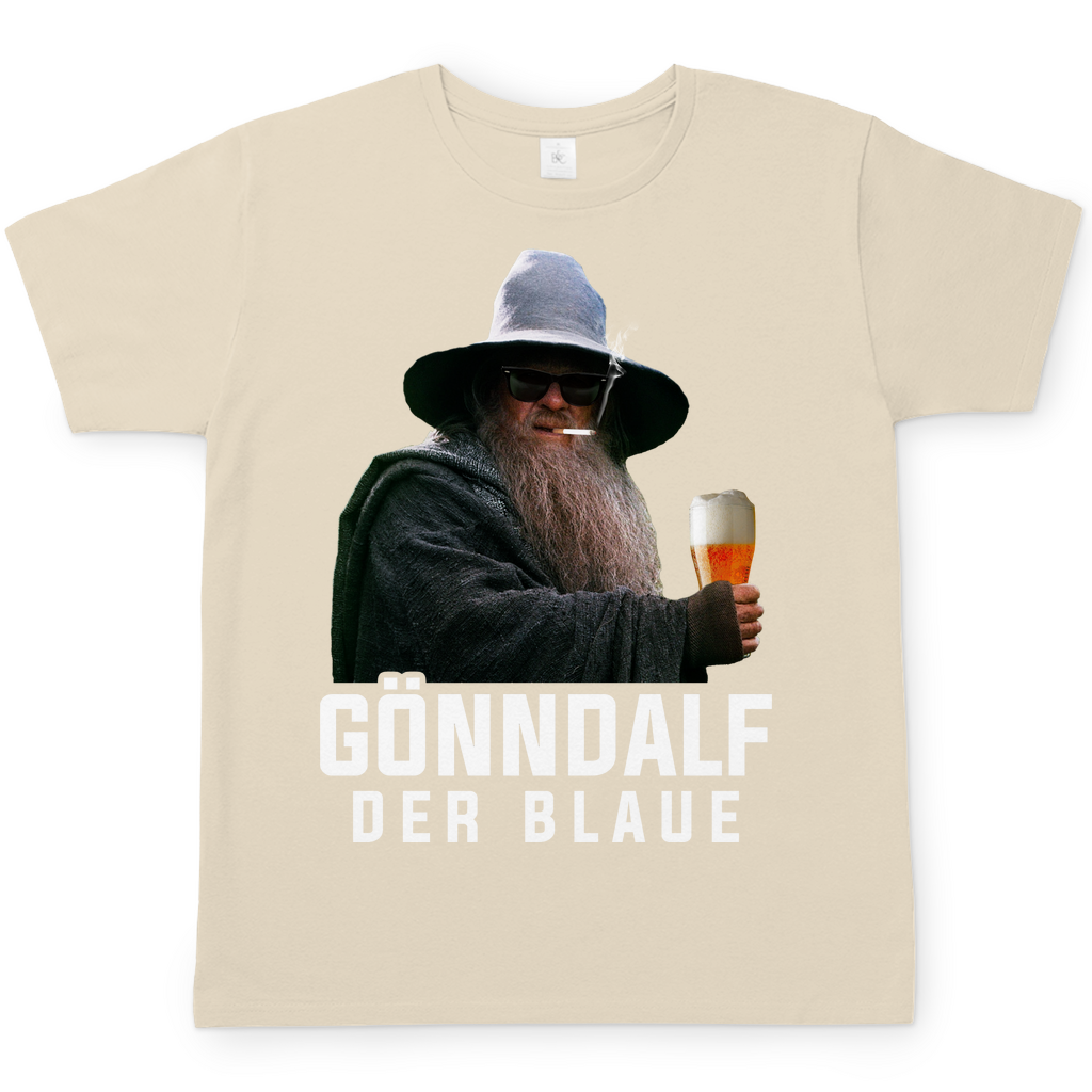 Gönndalf der Blaue Herren Shirt in Sand