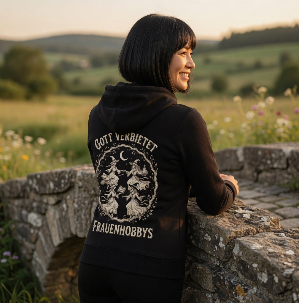 Gott verbietet Frauenhobbys Hexen - Damen Hoodie