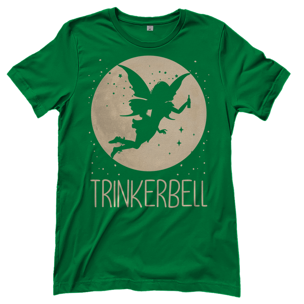 Grünes Damenshirt mit Trinkerbell Prinzessin Design