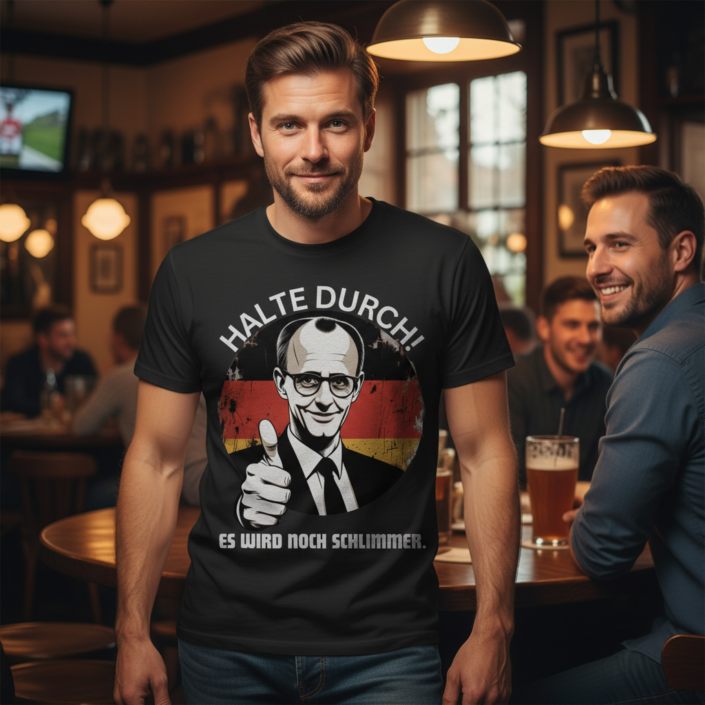 Halte durch! Es wird noch schlimmer - Herren T-Shirt