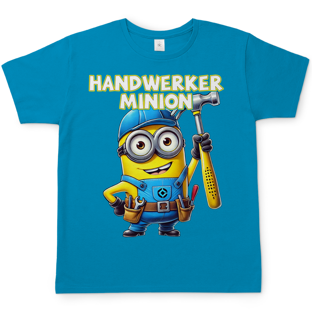 Handwerker Minion - Herren Shirt in himmelblau