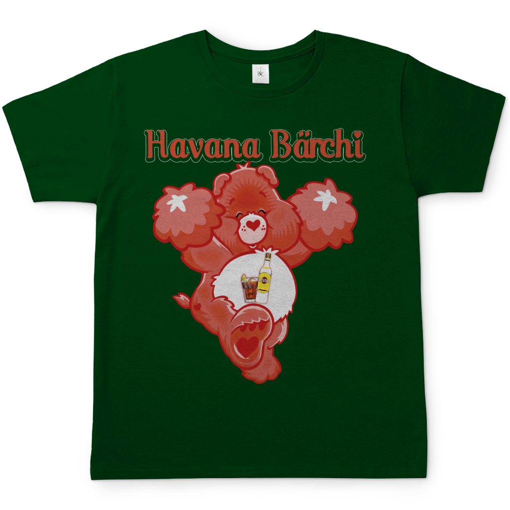 Havana Glücksbärchi Herren Shirt in bottle grün
