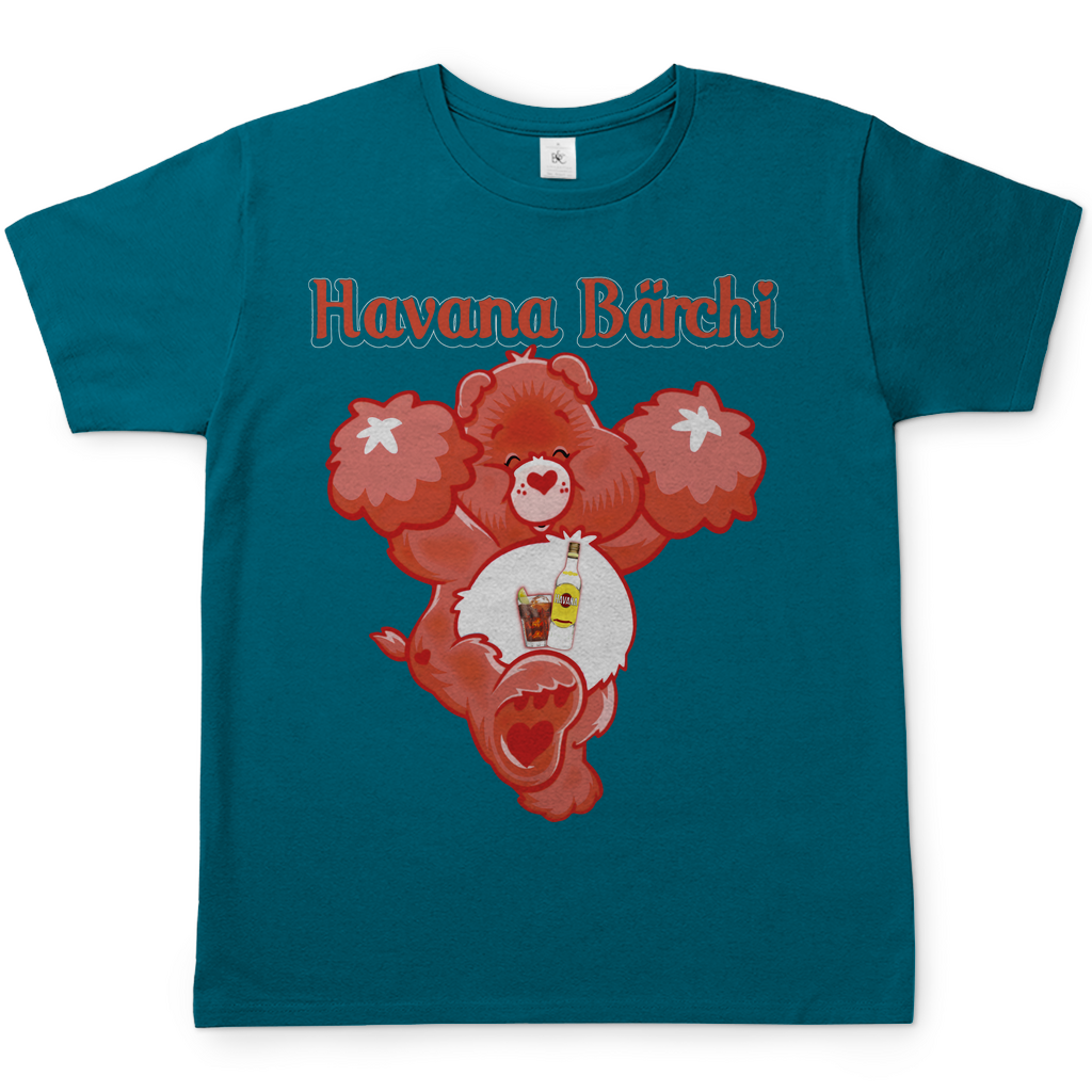 Havana Glücksbärchi Herren Shirt in diva blau
