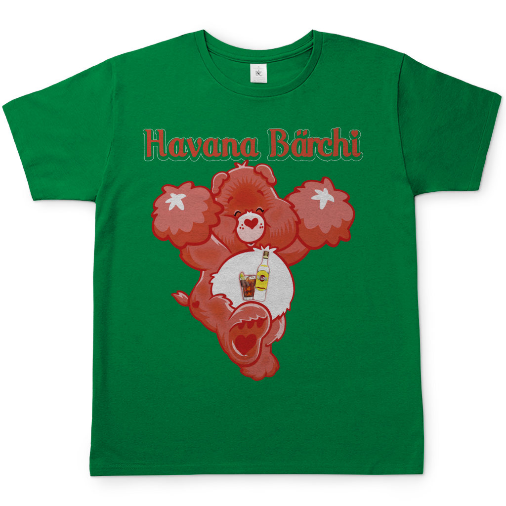 Havana Glücksbärchi Herren Shirt in kelly grün