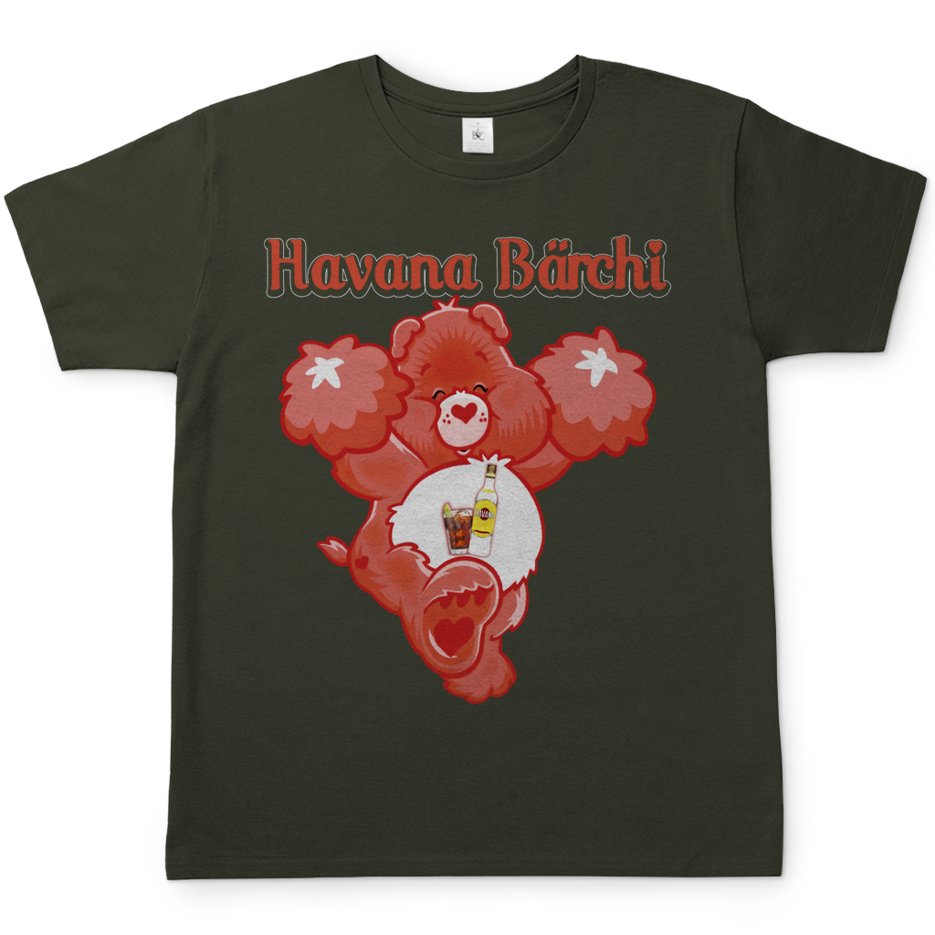 Havana Glücksbärchi Herren Shirt in khaki