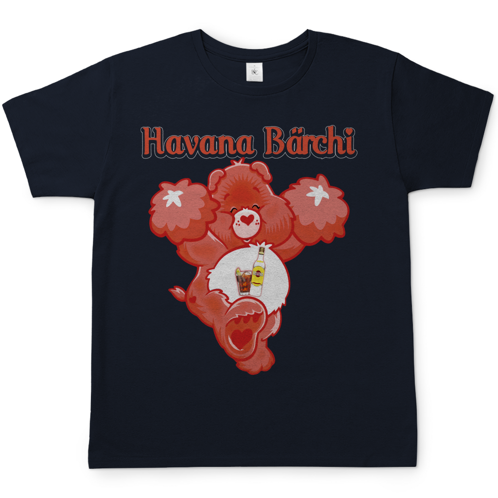 Havana Glücksbärchi Herren Shirt in navy blau