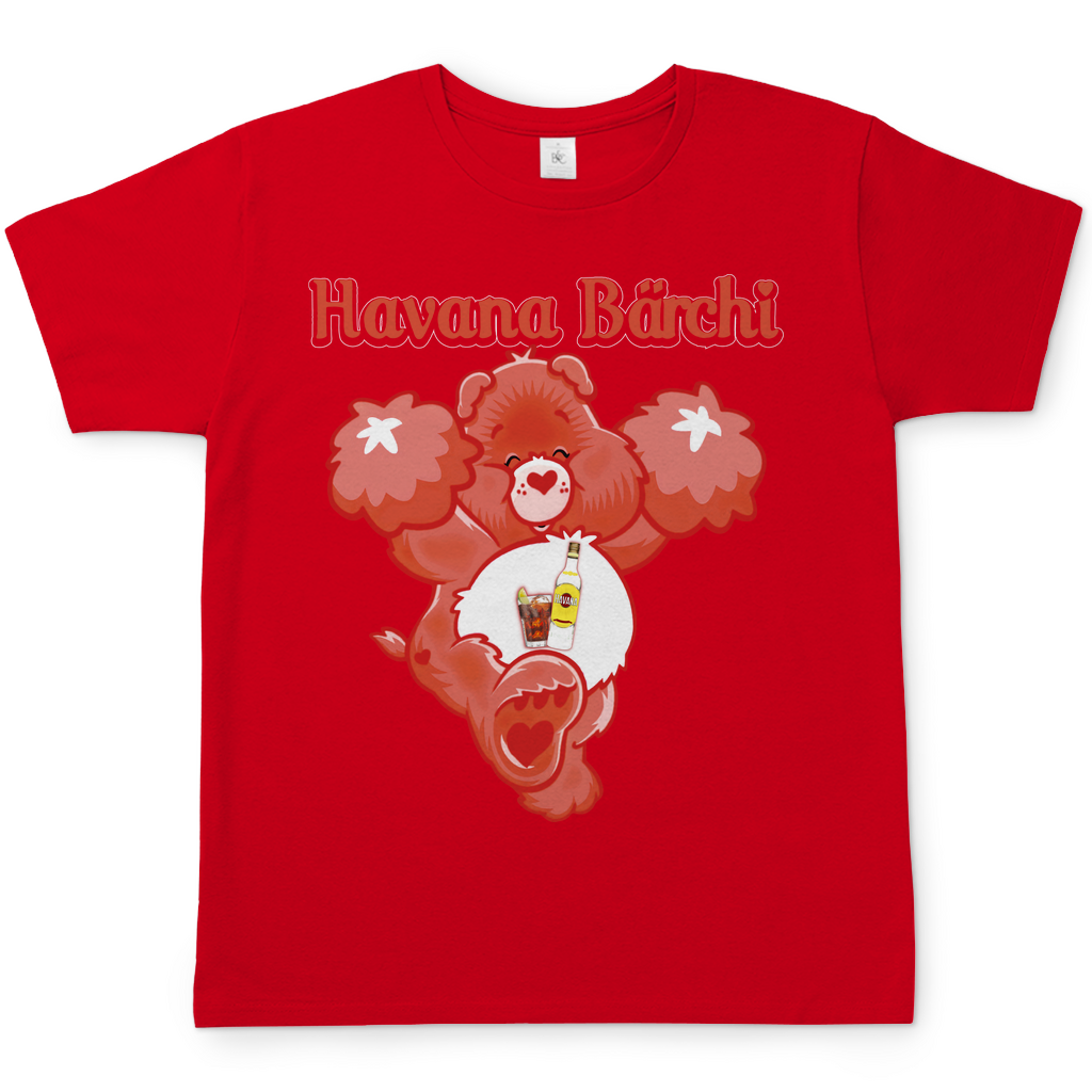 Havana Glücksbärchi Herren Shirt in rot
