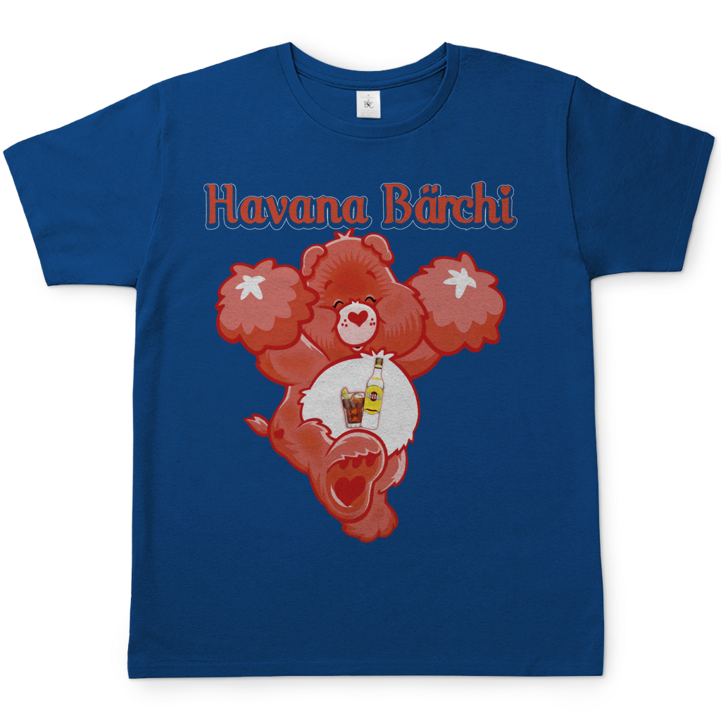 Havana Glücksbärchi Herren Shirt in royal blau