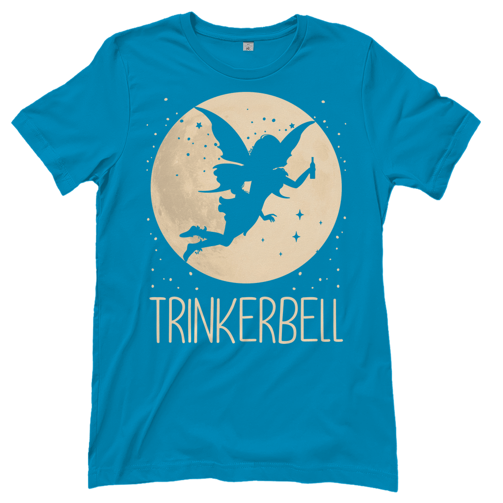 Hellblaues Damenshirt mit Trinkerbell Prinzessin Design