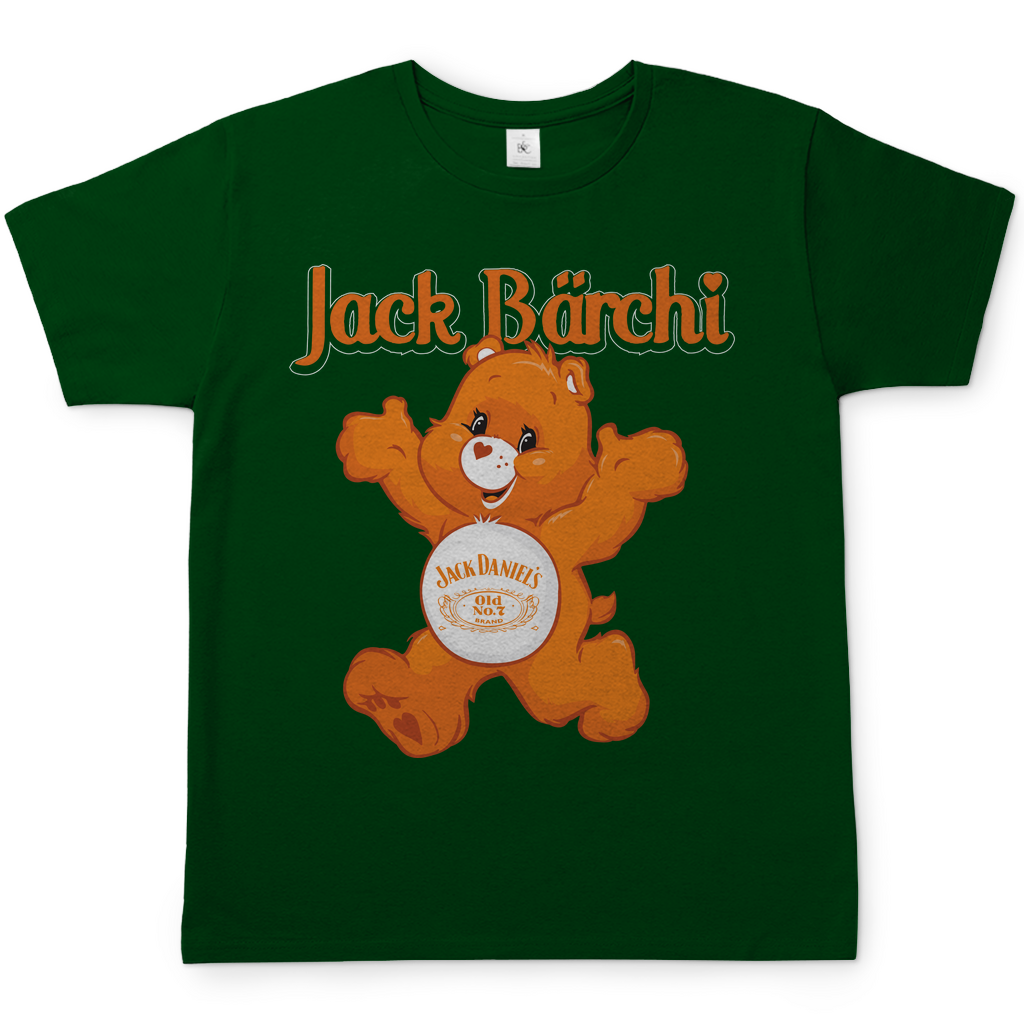 Jack Bärchi Glücksbärchi Herren Shirt in Bottle Grün