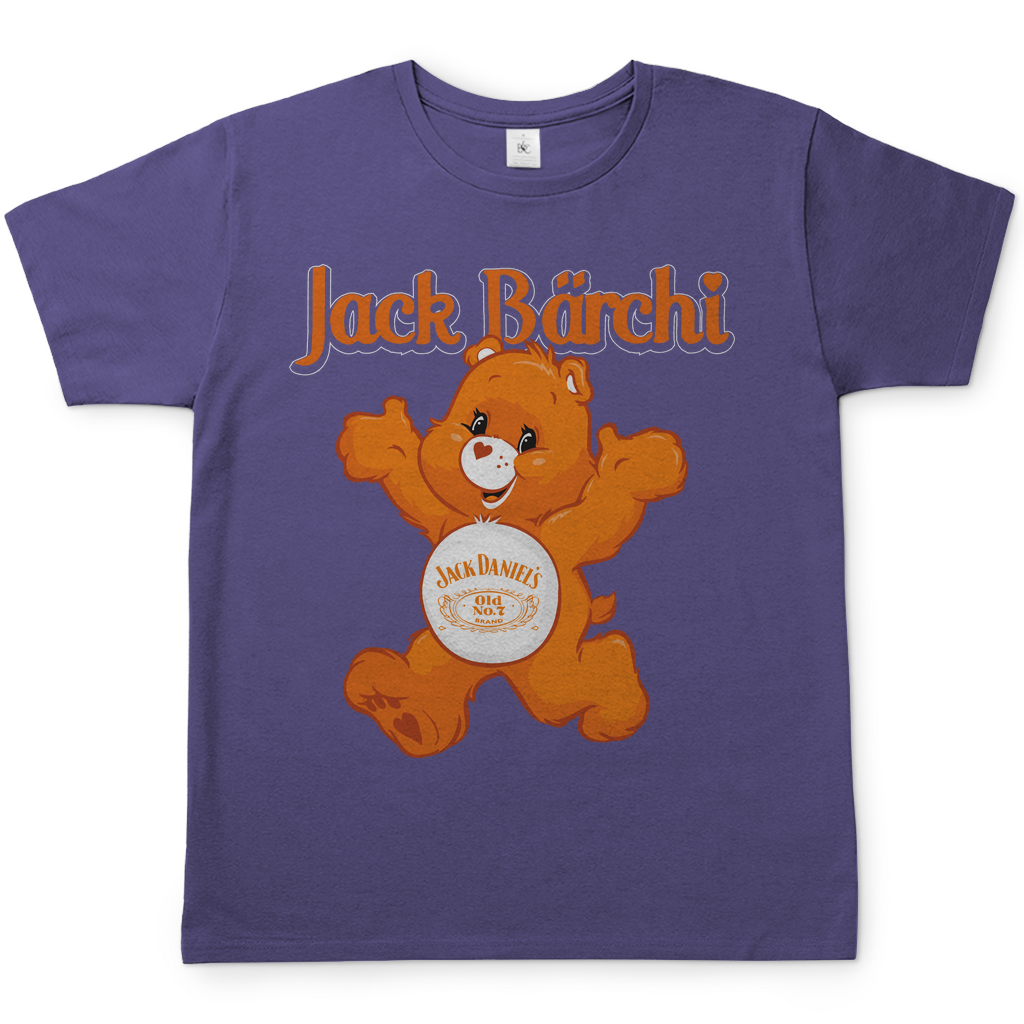 Jack Bärchi Glücksbärchi Herren Shirt in Millennial Lila