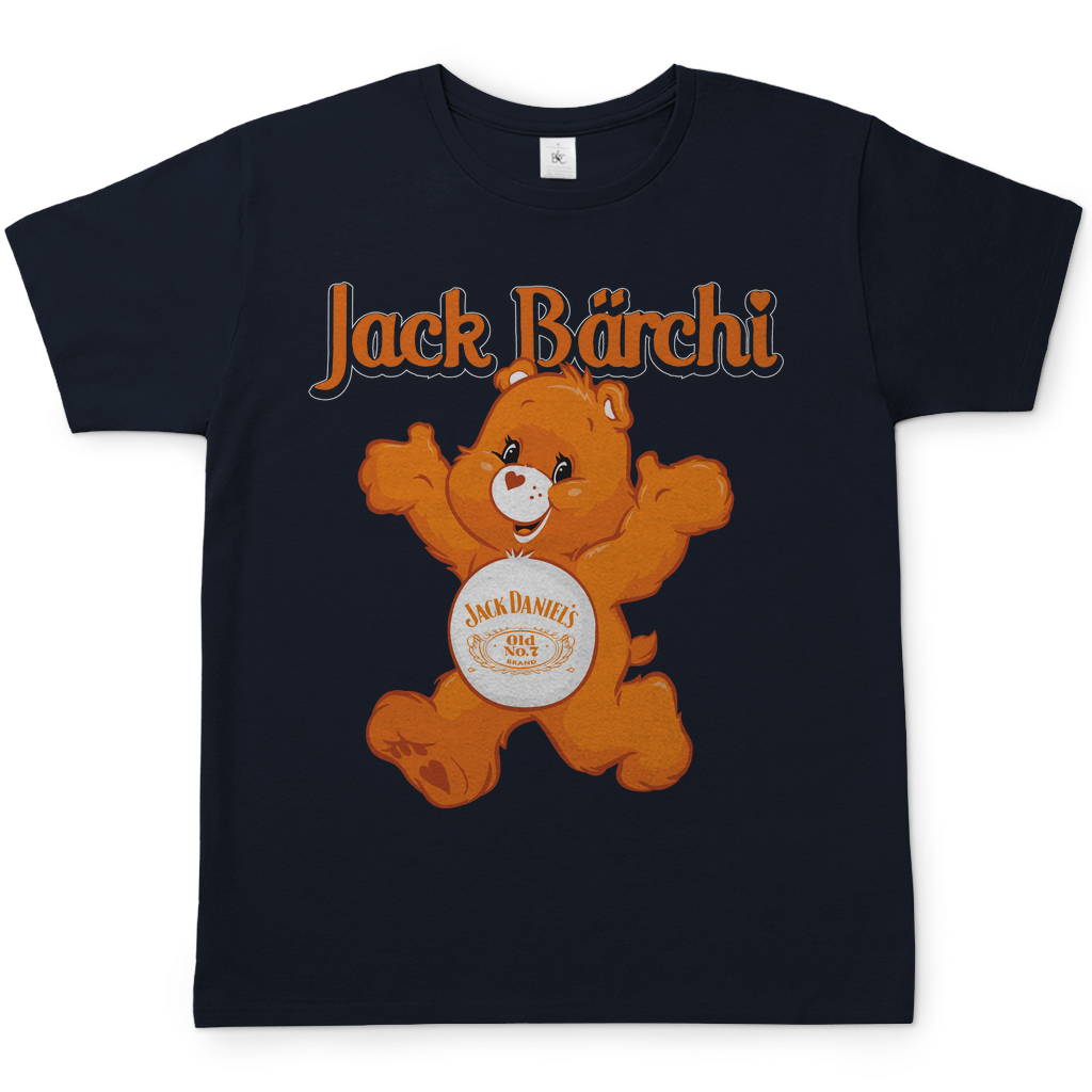 Jack Bärchi Glücksbärchi Herren Shirt in Navy Blau