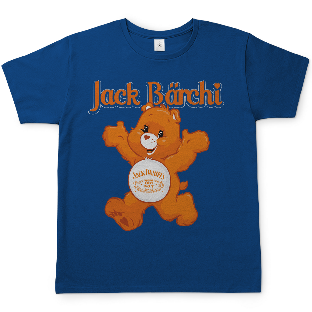 Jack Bärchi Glücksbärchi Herren Shirt in Royal Blau