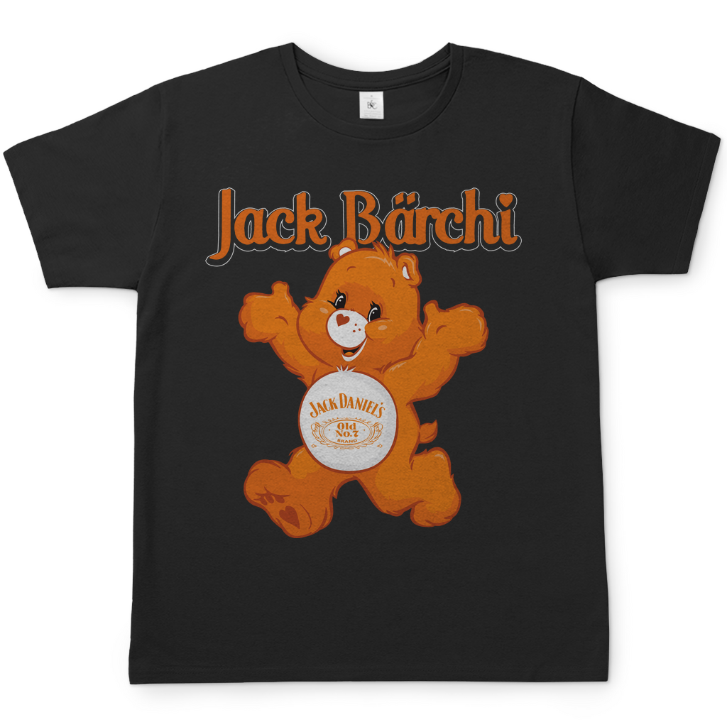 Jack Bärchi Glücksbärchi Herren Shirt in Schwarz
