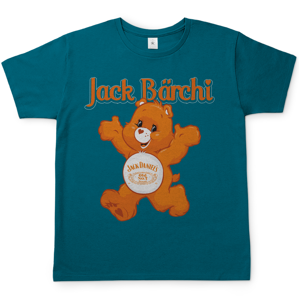 Jack Bärchi Glücksbärchi Herren Shirt in Stein Blau