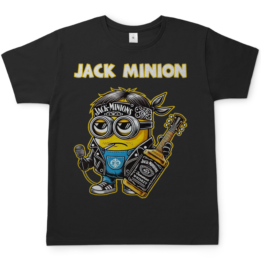 Jack Minion Herren Shirt in schwarz