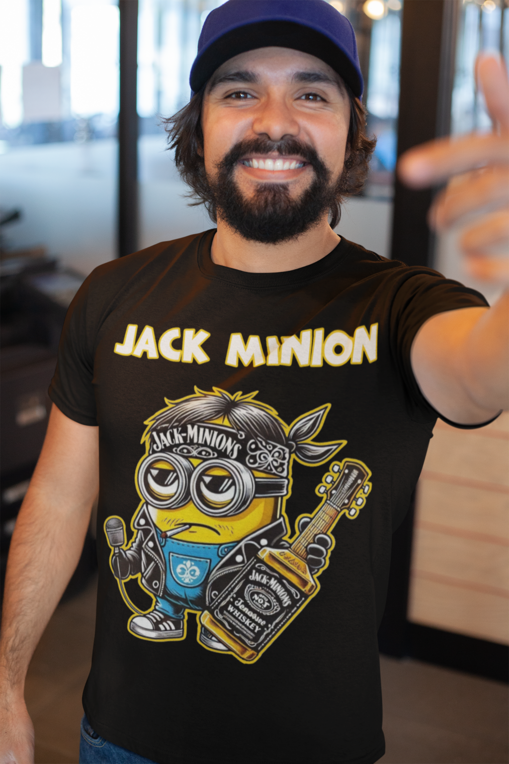 Jack Minion Herren Shirt mit Model