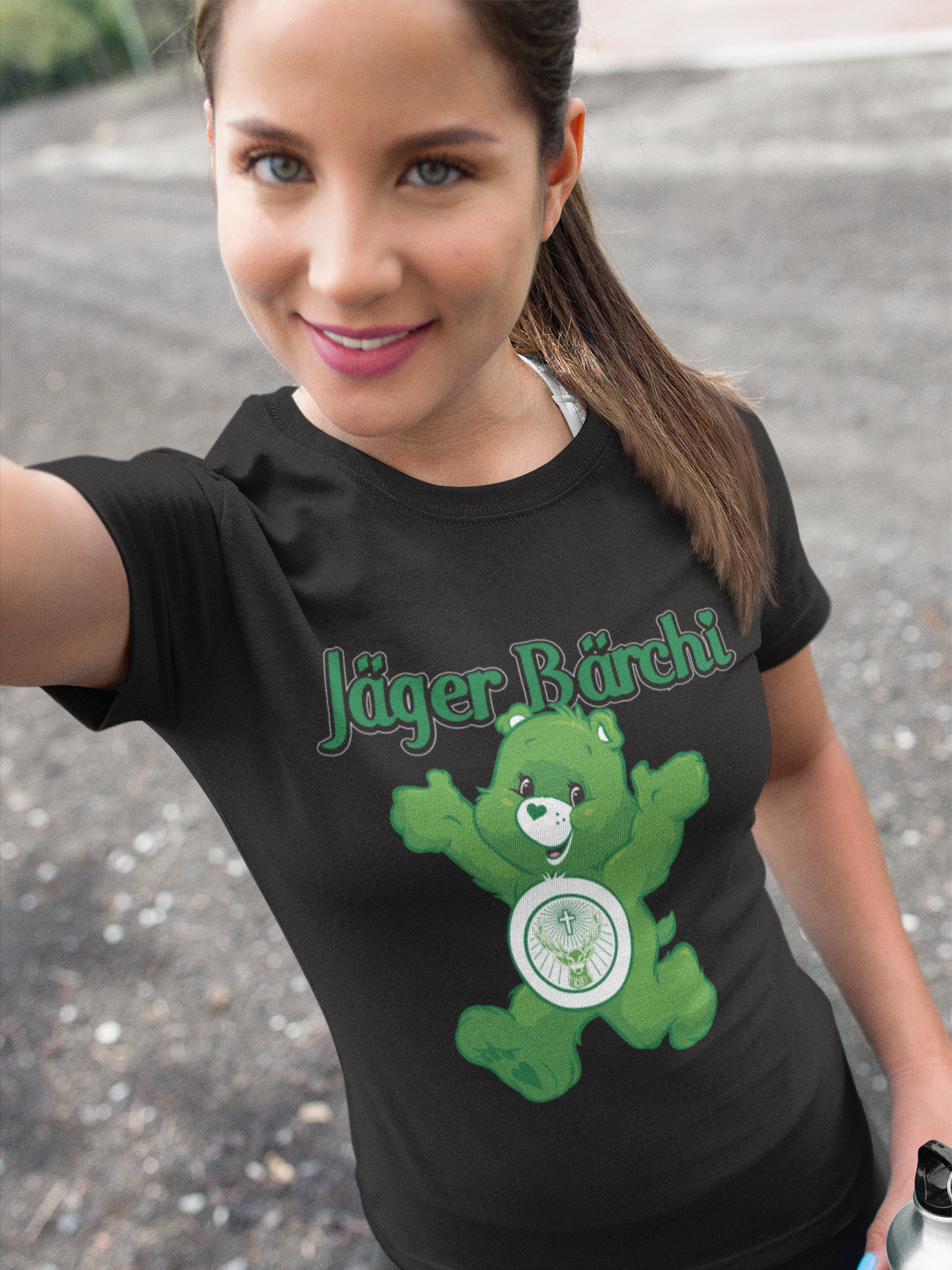 Jäger Bärchi - Glücksbärchi - Damen Premium Bio T-Shirt