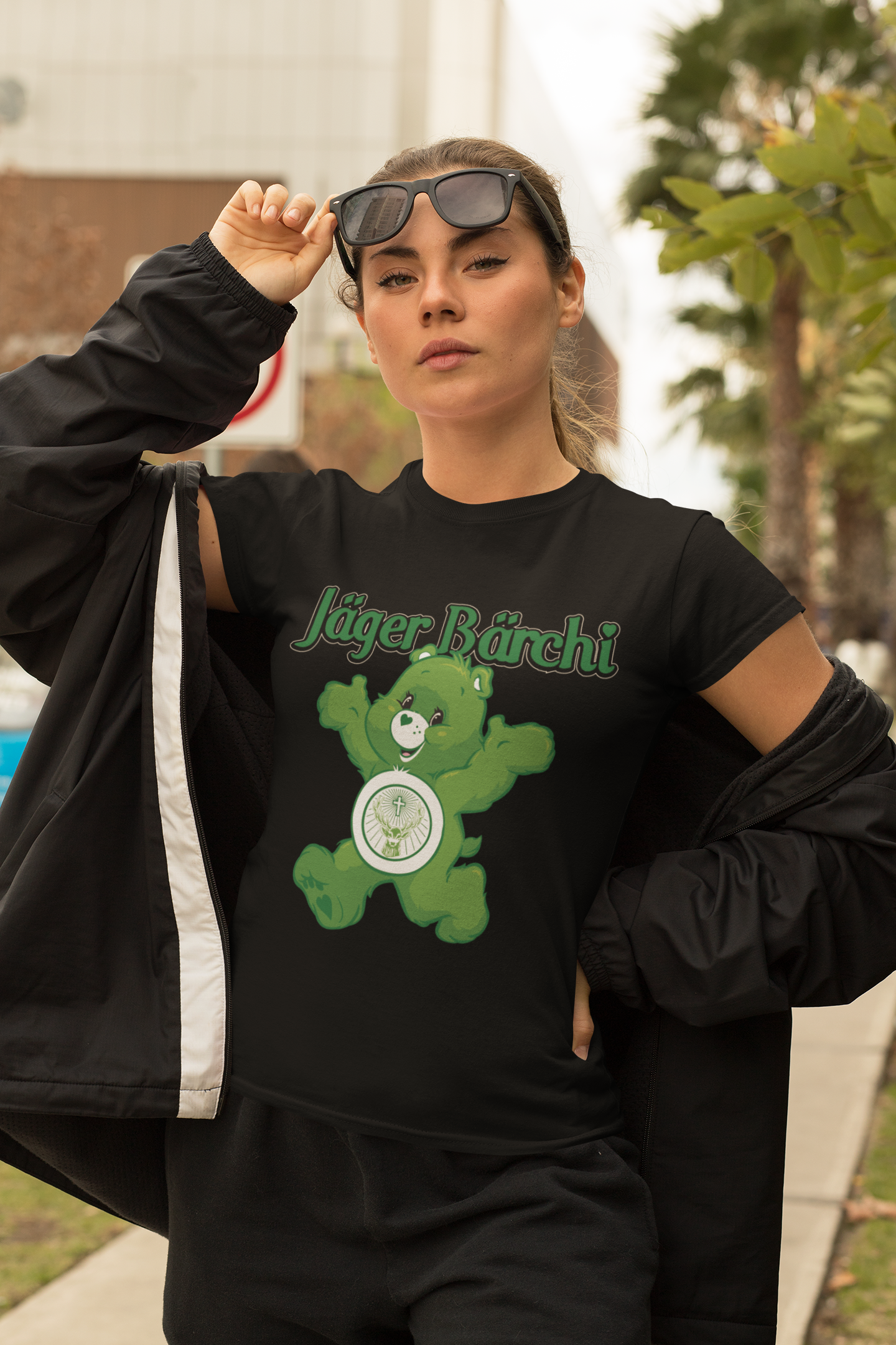 Jäger Bärchi - Glücksbärchi - Damen Premium Bio T-Shirt