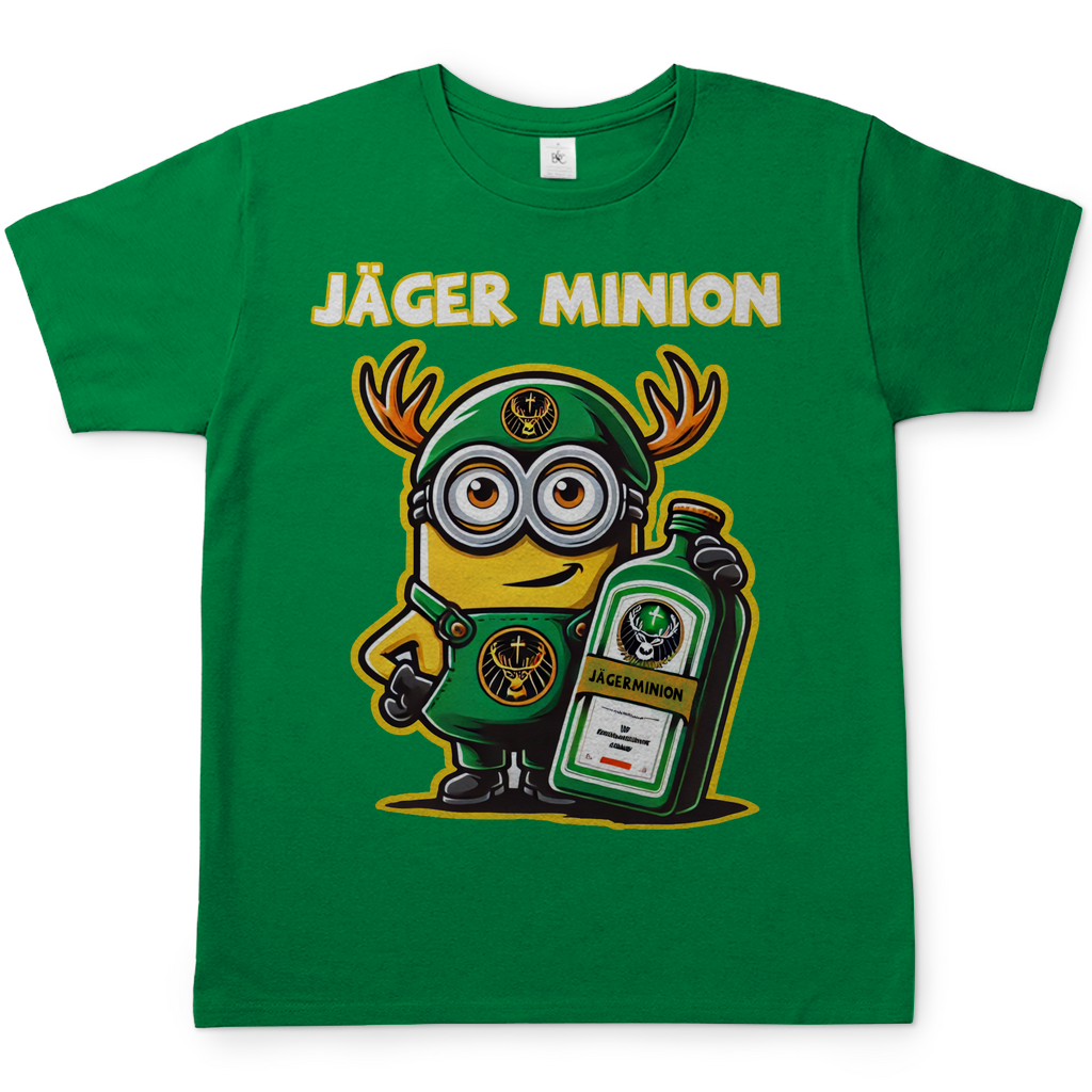 Jäger Minion Herren Shirt in Kelly Grün