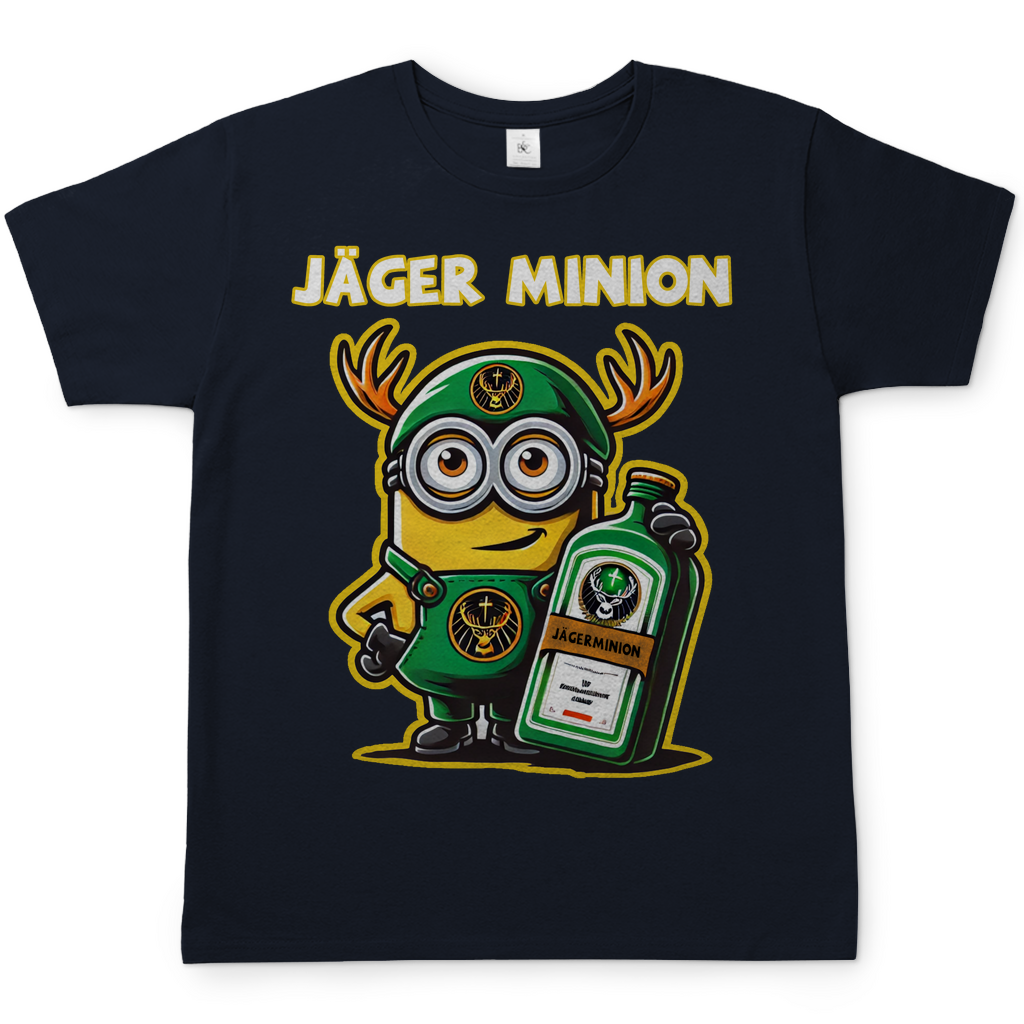 Jäger Minion Herren Shirt in Navy Blau