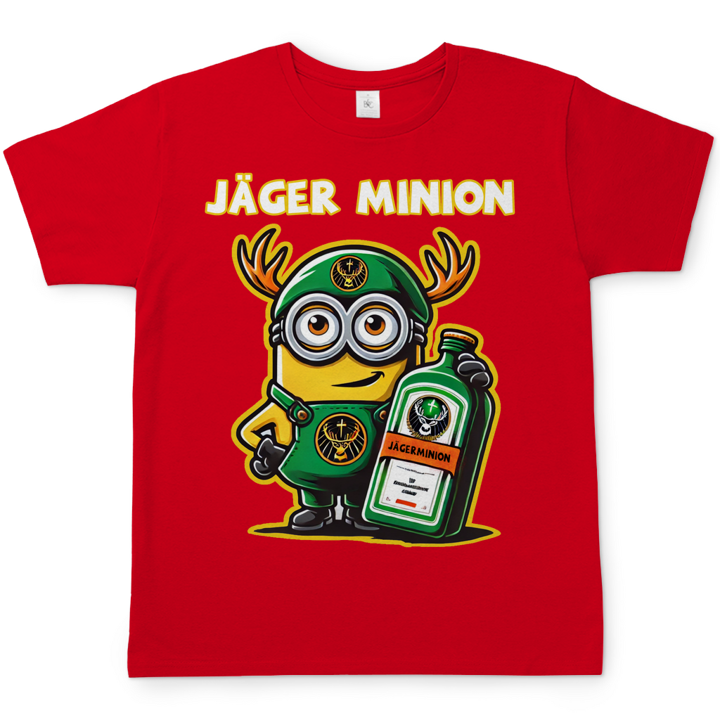 Jäger Minion Herren Shirt in Rot