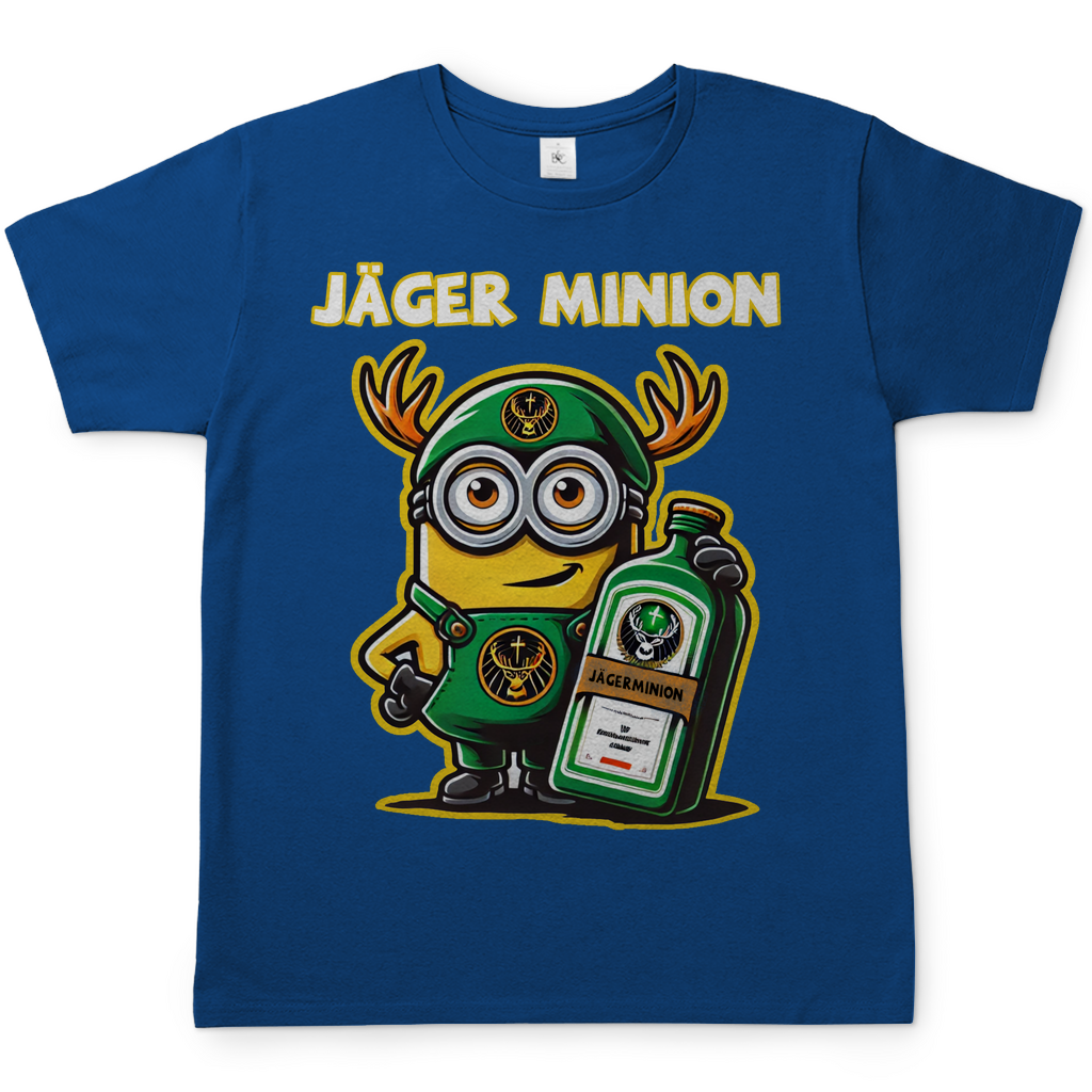 Jäger Minion Herren Shirt in Royal Blau