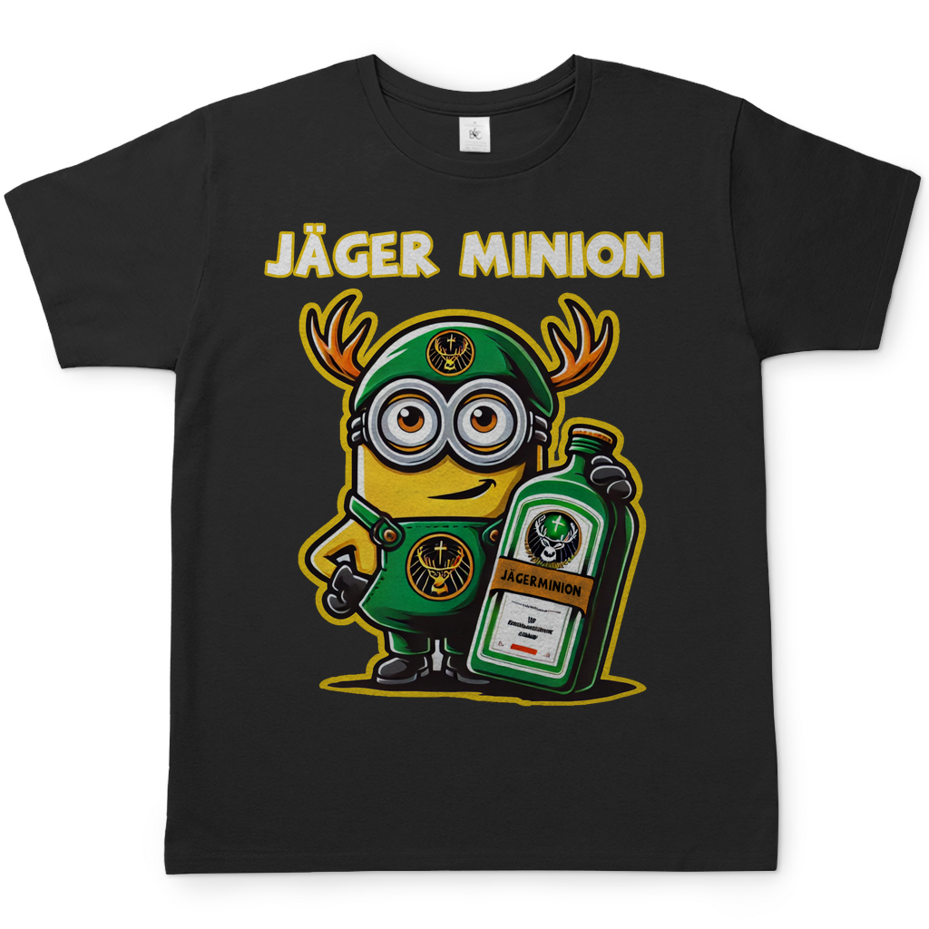 Jäger Minion Herren Shirt in Schwarz