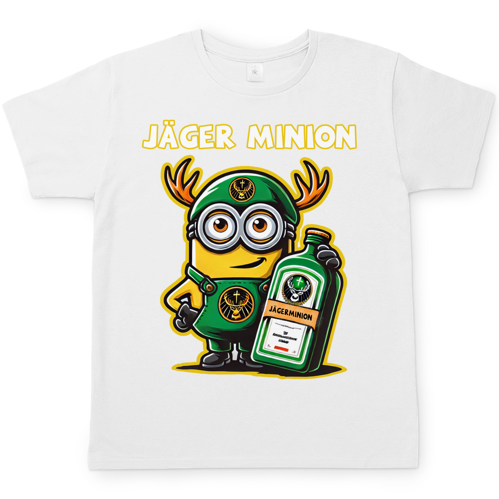 Jäger Minion Herren Shirt in Weiß