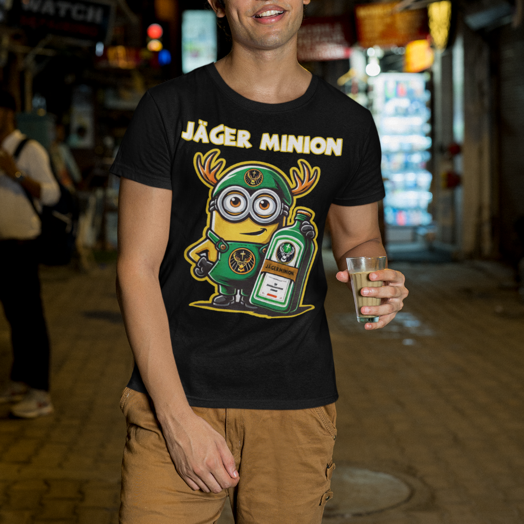 Jäger Minion Herren Shirt mit Model