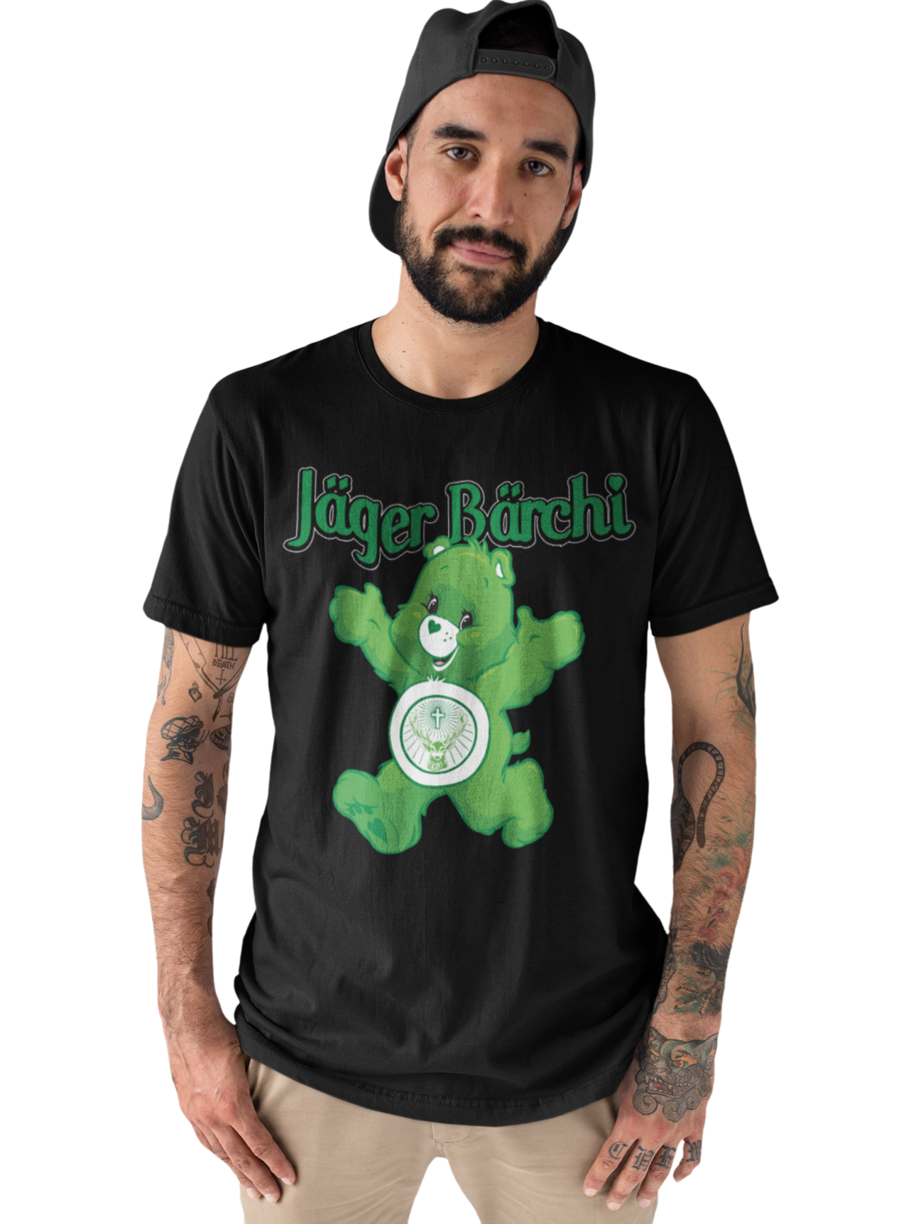 Jägermeister Bärchi Glücksbärchi - Herren Premium Bio T-Shirt