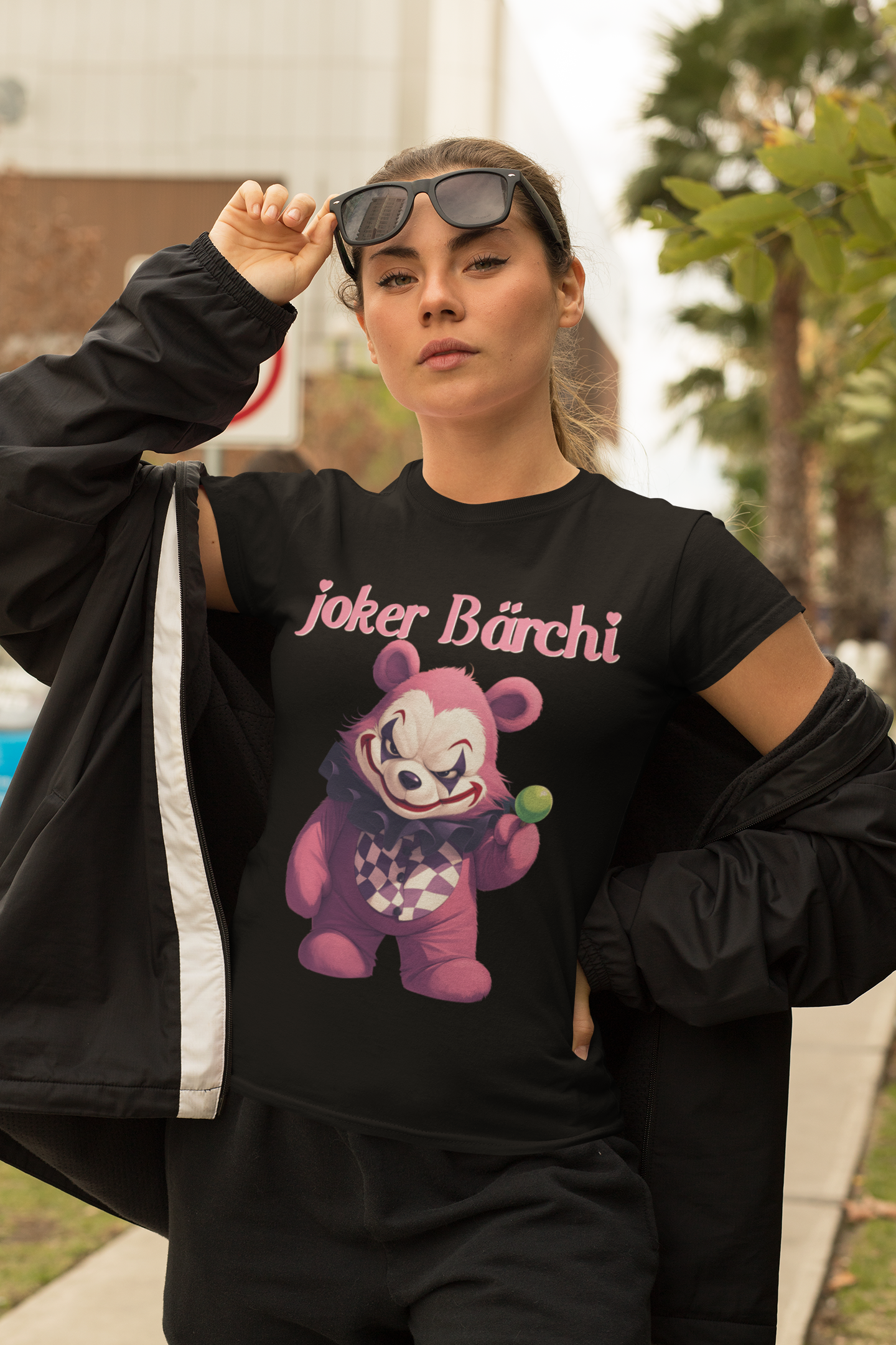 Joker Bärchi Glücksbärchi - Damen Premium Bio T-Shirt