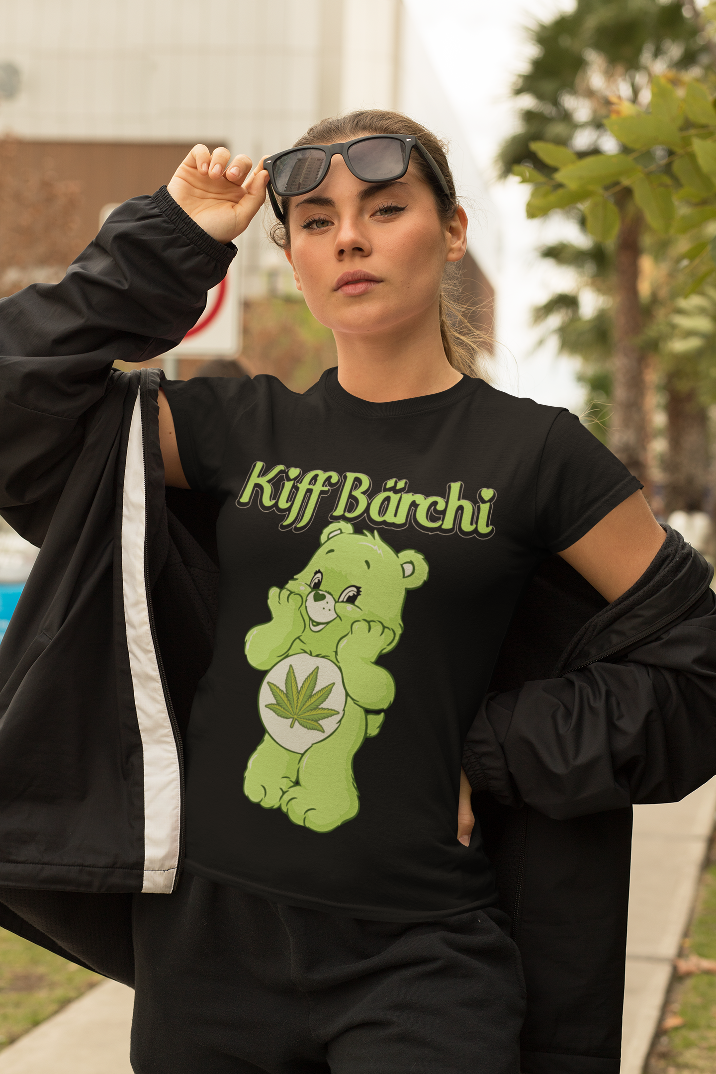 Kiff Bärchi - Glücksbärchi - Damen Premium Bio T-Shirt
