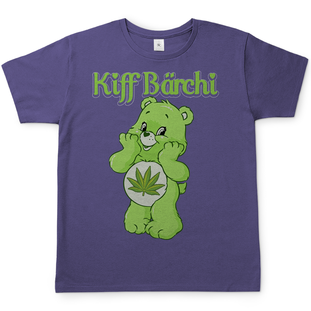 Kiff Bärchi Glücksbärchi Herren Shirt in Millennial Lila