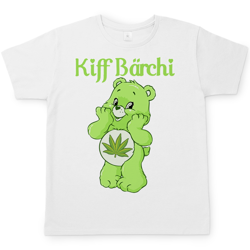 Kiff Bärchi Glücksbärchi Herren Shirt in Weiß