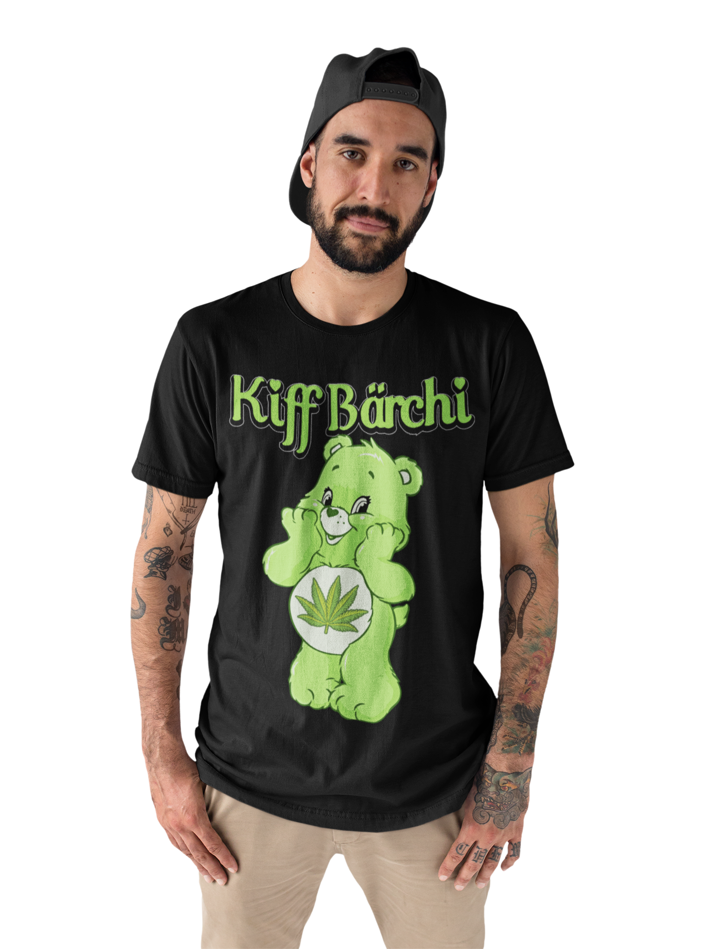 Kiff Bärchi Glücksbärchi Herren Shirt mit Model