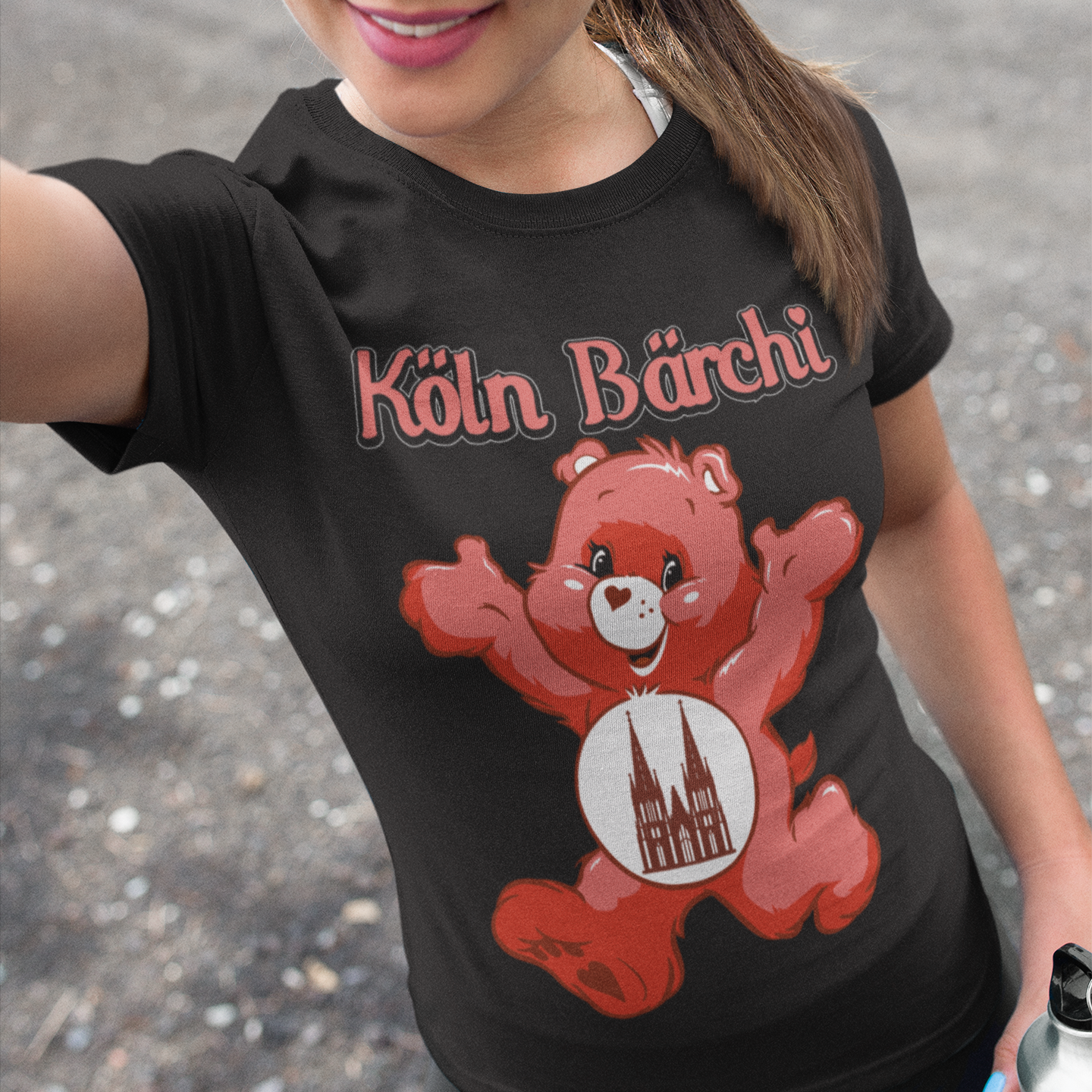 Köln Bärchi Rot - Glücksbärchi - Damenshirt
