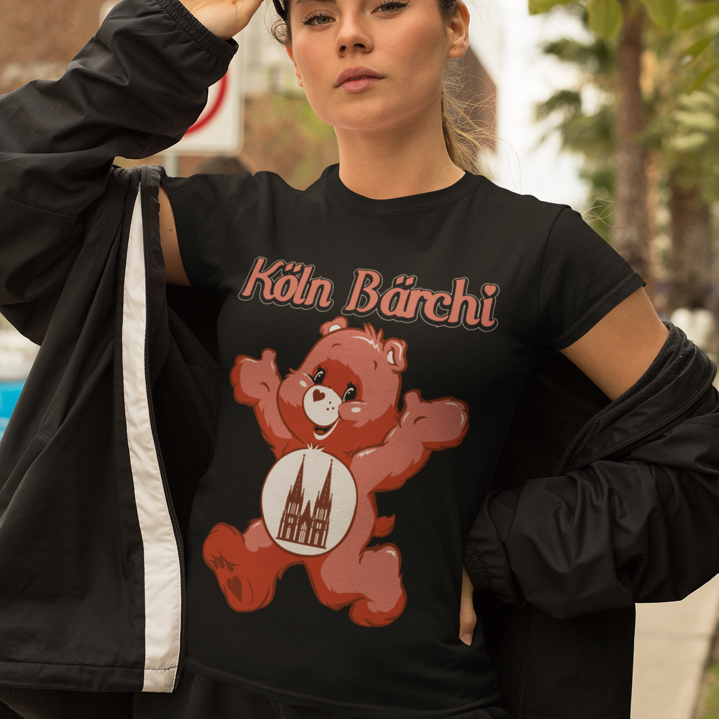 Köln Bärchi Rot - Glücksbärchi - Damenshirt