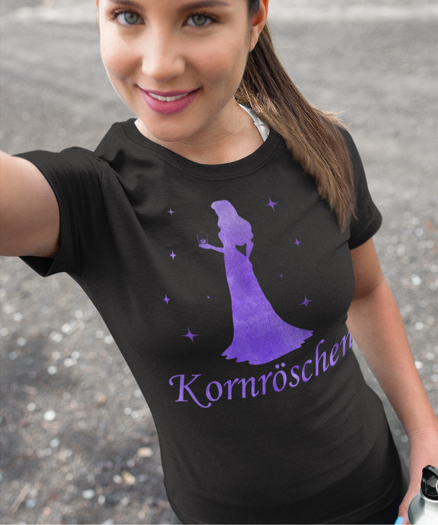 Kornröschen - Prinzessin Aquarell - Damenshirt